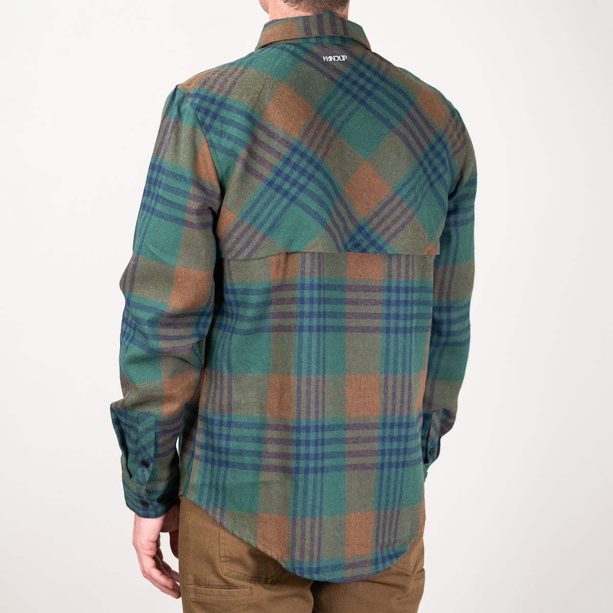 Flow Flannel - Green/Blue