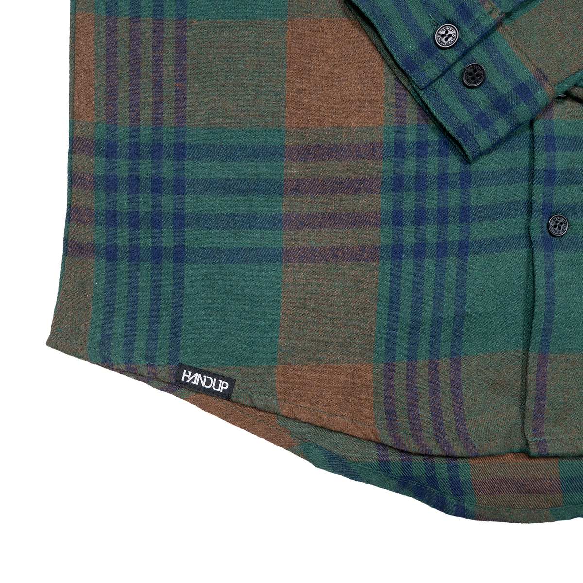 Flow Flannel - Green/Blue