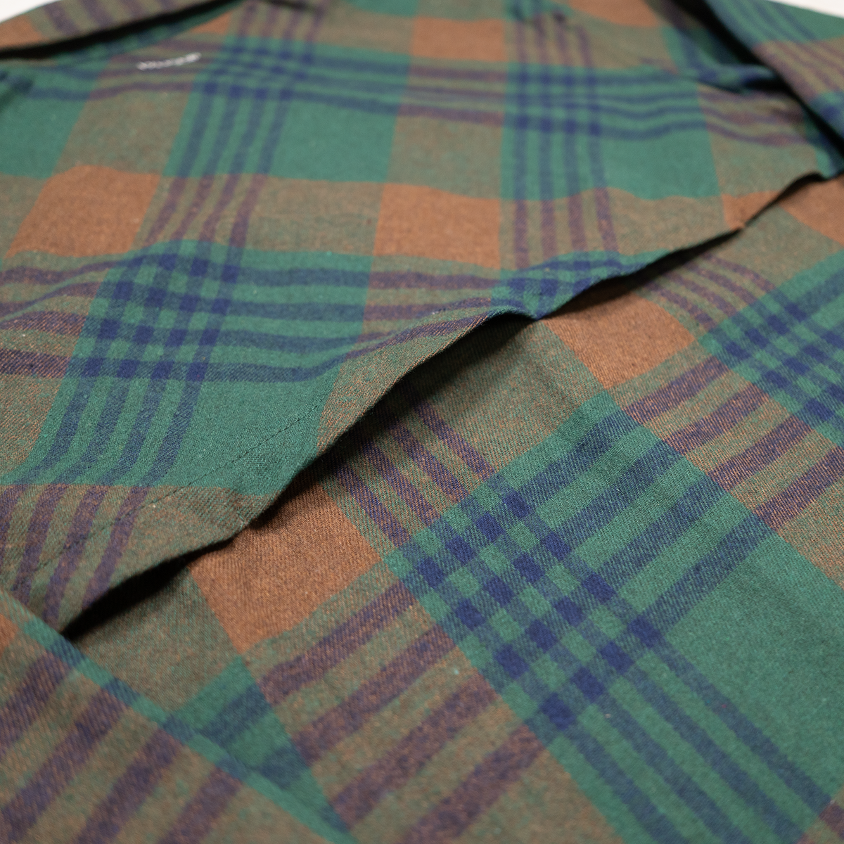 Flow Flannel - Green/Blue
