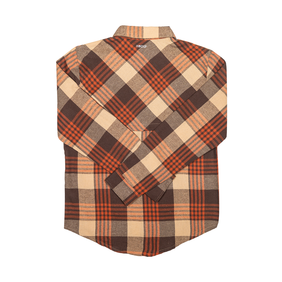 Flow Flannel - Orange/Brown