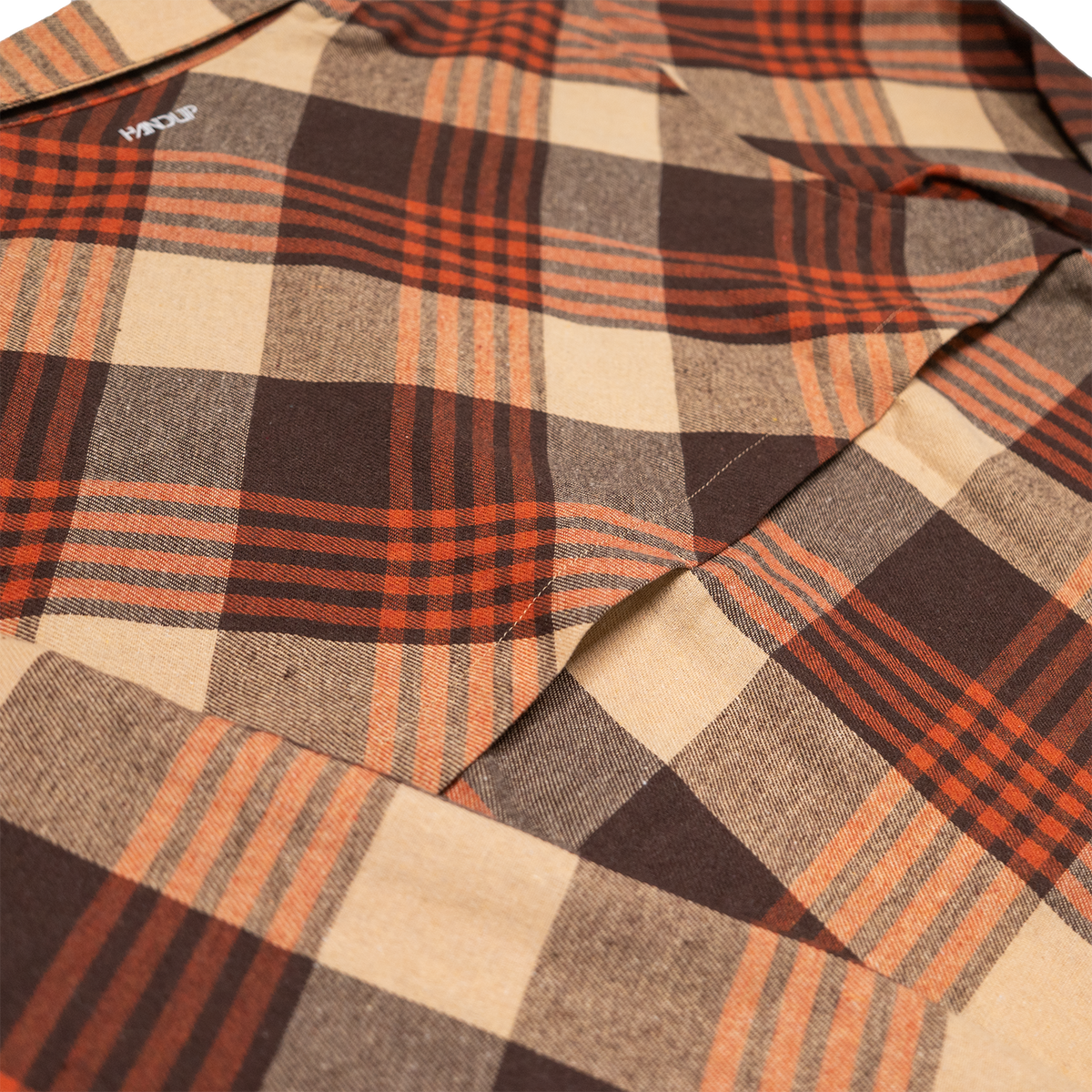 Flow Flannel - Orange/Brown
