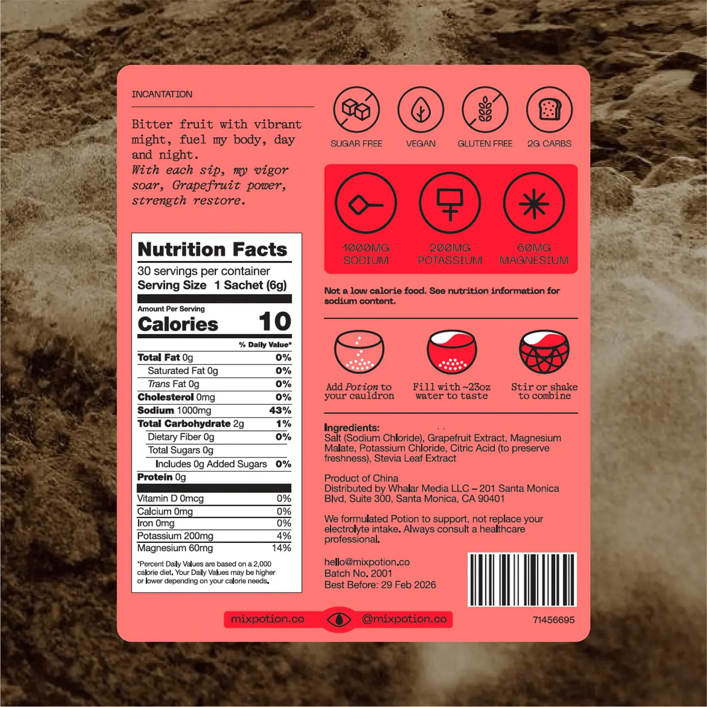 Electrolyte Powder (Pink Grapefruit)