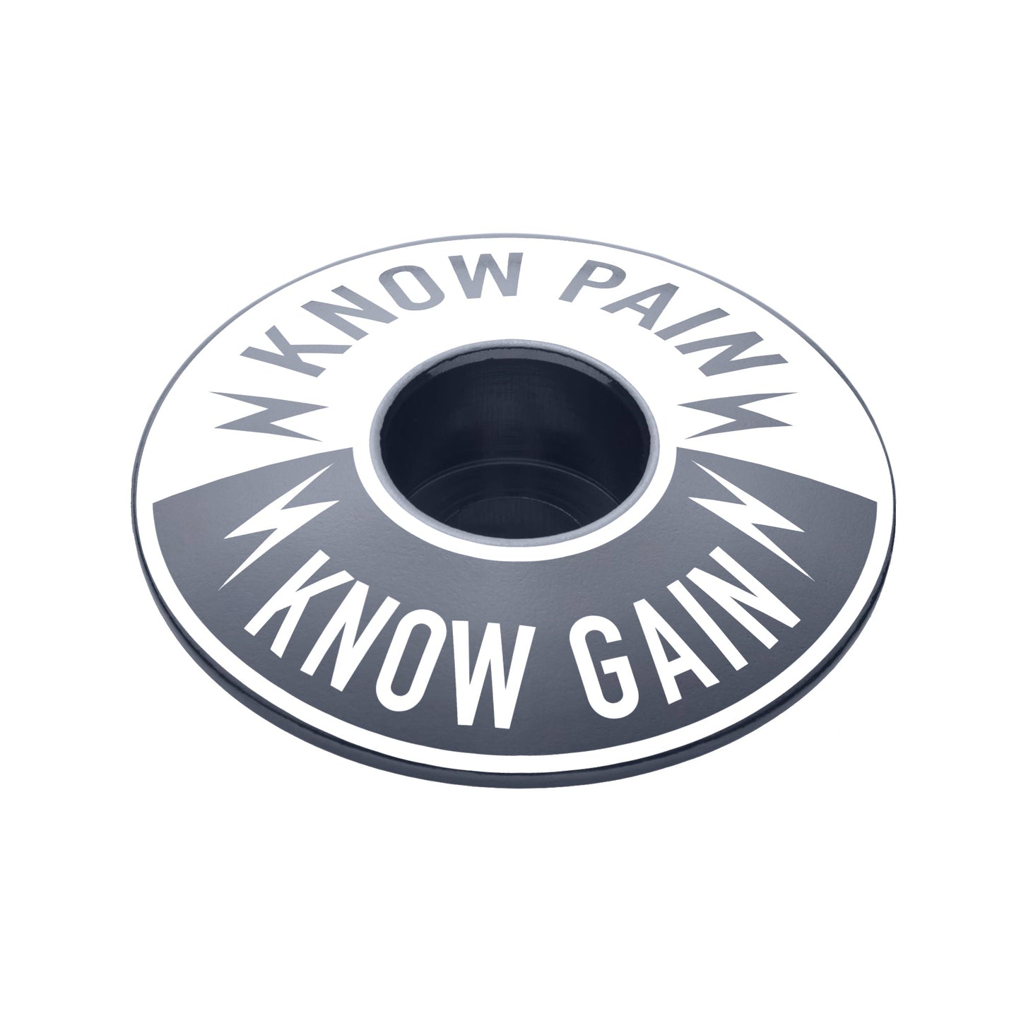 Know Pain Know Gain - Bicycle Headset Cap