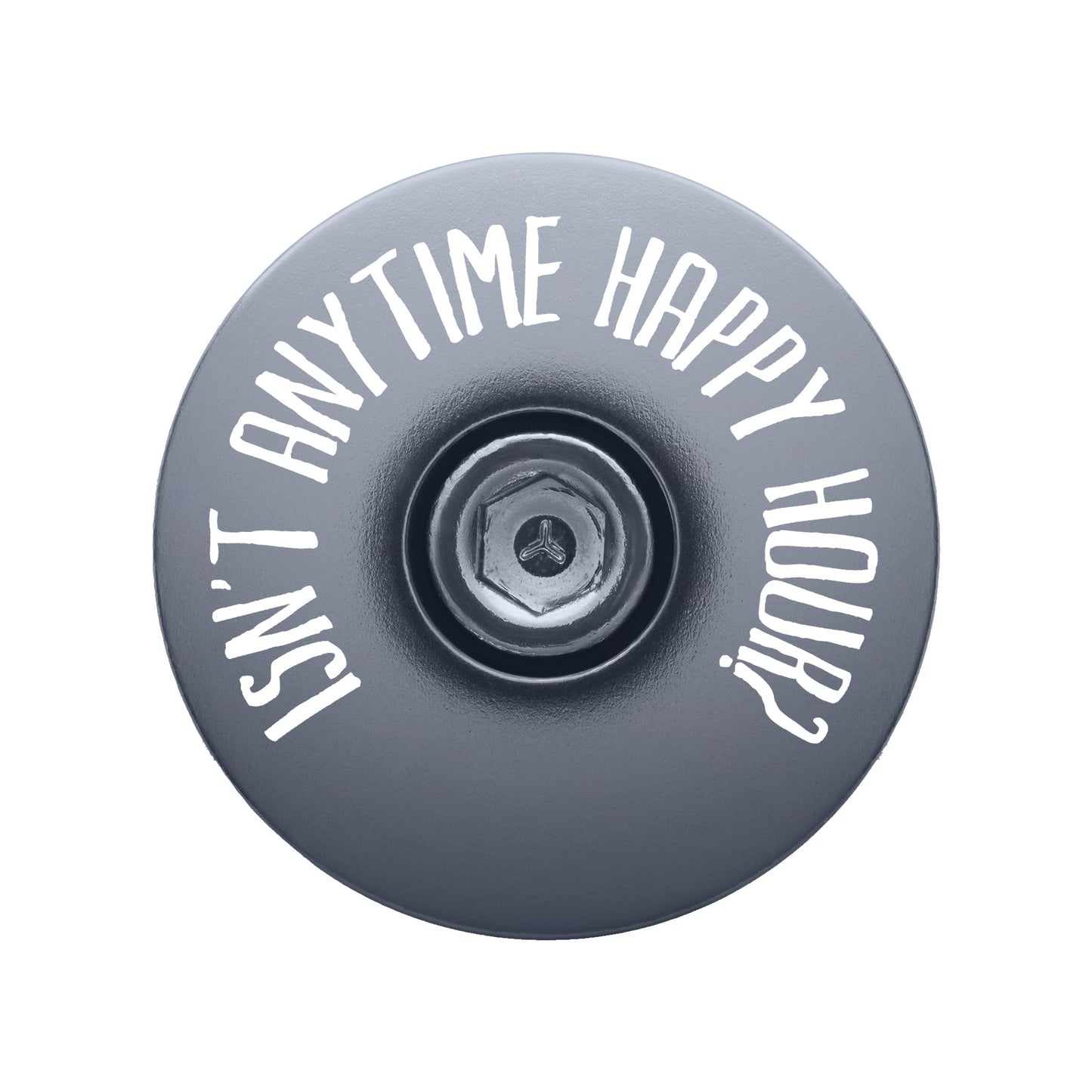 It's 5 of the Clock Anytime - Custom Bicycle Headset Cap