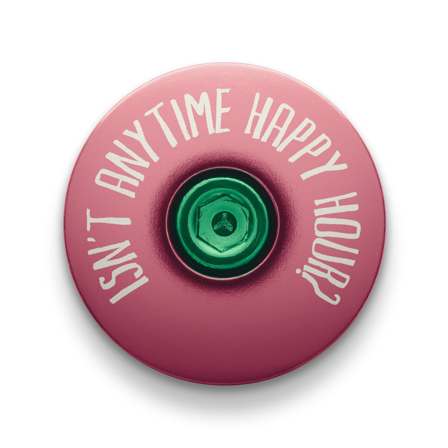 It's 5 of the Clock Anytime - Custom Bicycle Headset Cap