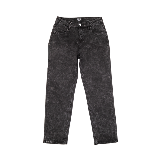 Jean Pants - Acid Wash Black