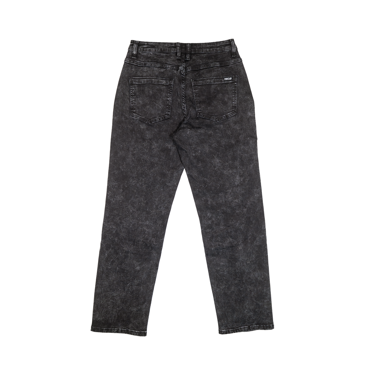 Jean Pants - Acid Wash Black