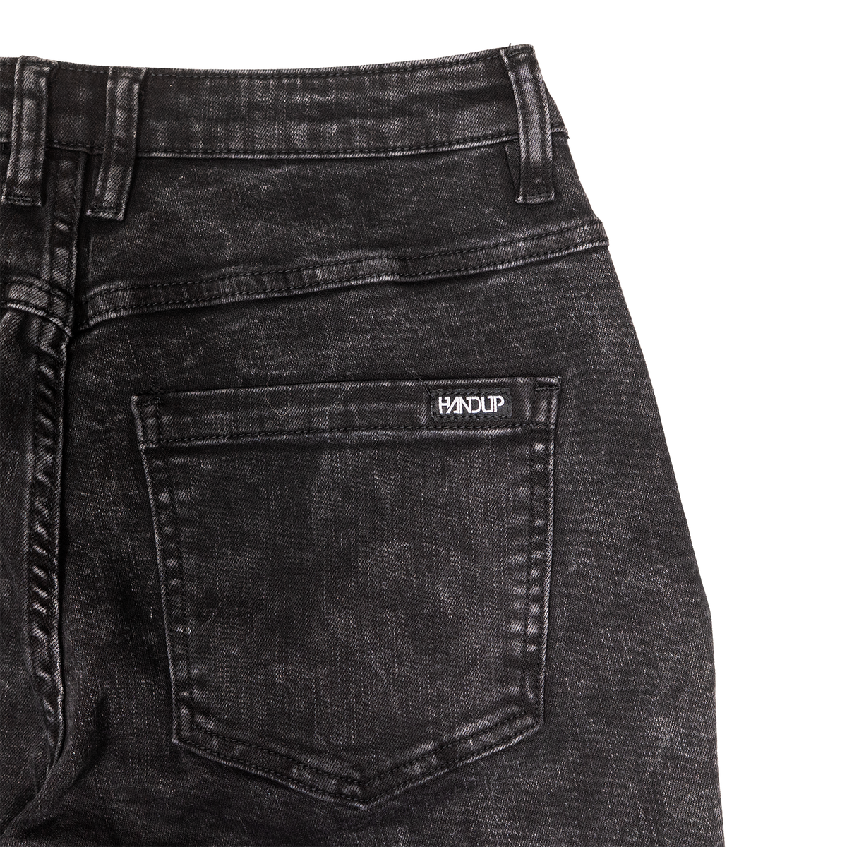 Jean Pants - Acid Wash Black