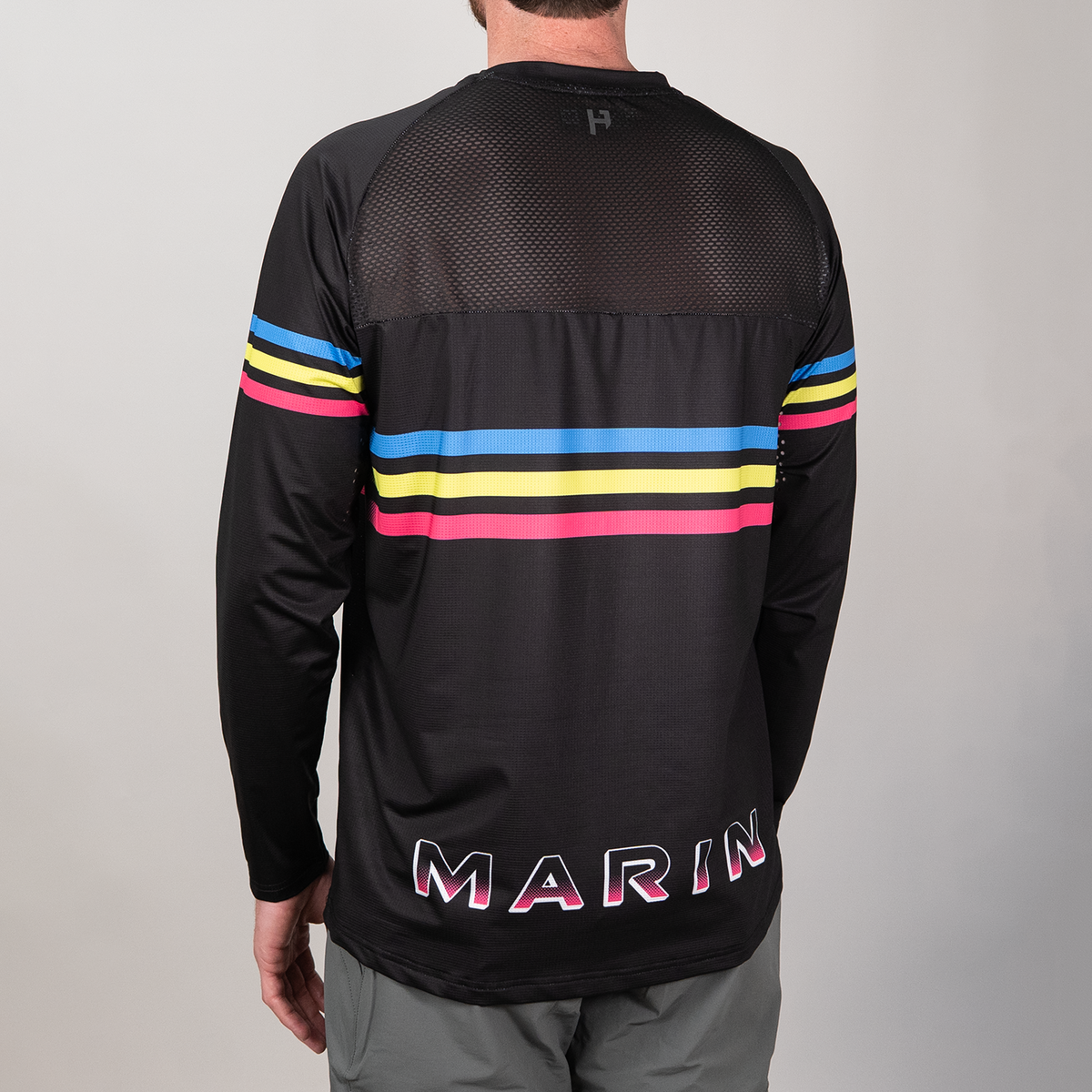 Long Sleeve VenTop Jersey - Marin Race Stripes