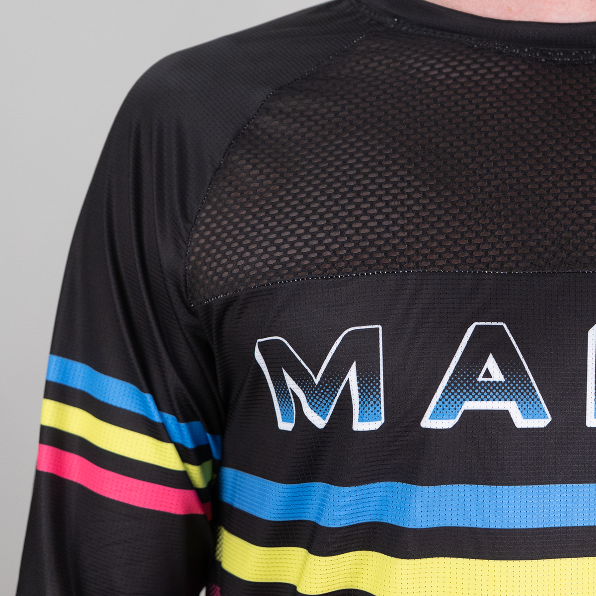 Long Sleeve VenTop Jersey - Marin Race Stripes