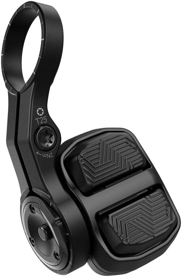 SRAM AXS POD Electronic Controller - Left or Right Mount, Discrete Clamp, 2-Button, Black, D1