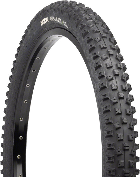MSW Utility Player Tire - 26 x 2.25, Black, Folding Wire Bead, 33tpi