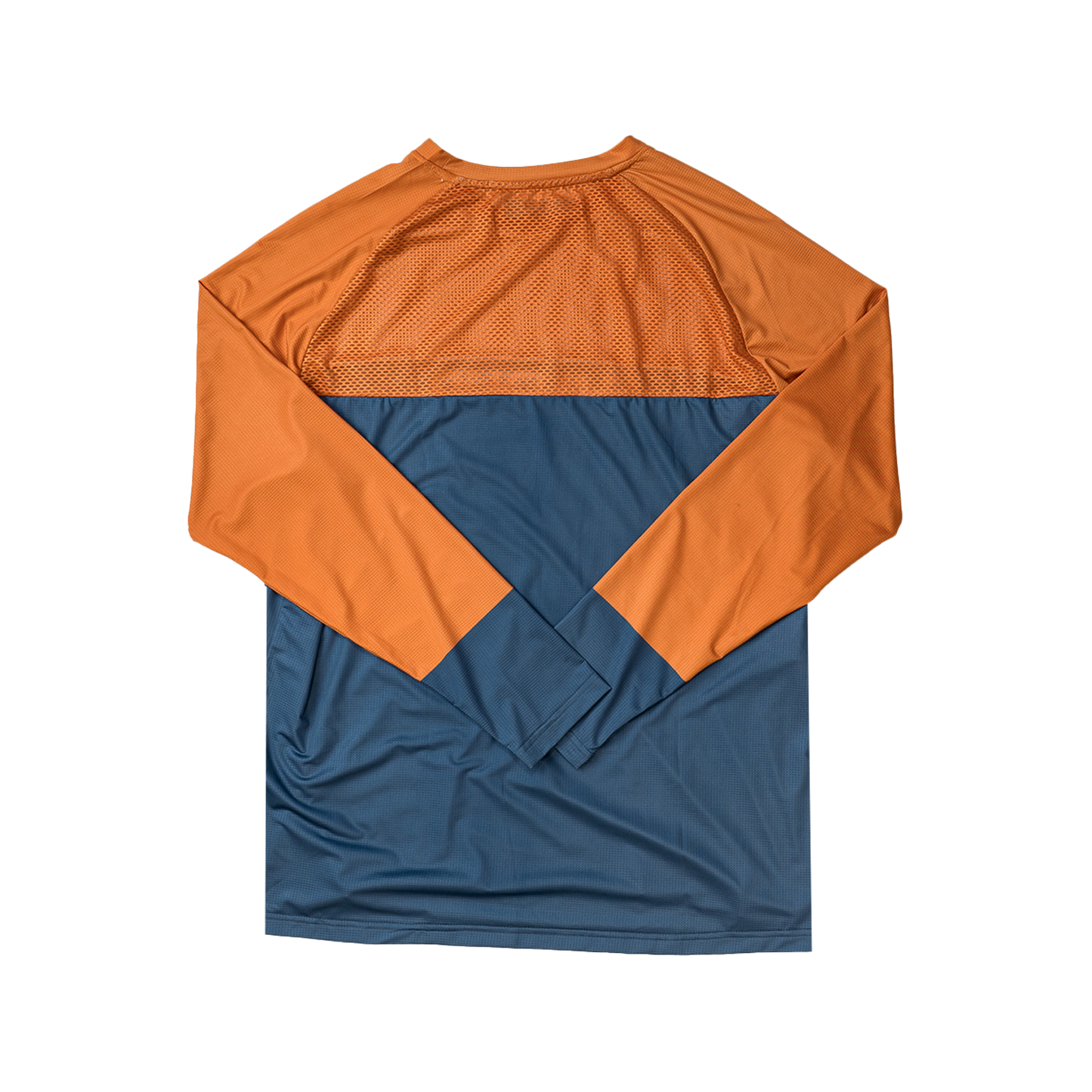Long Sleeve VenTop Jersey - Burning Orange/Slate Grey
