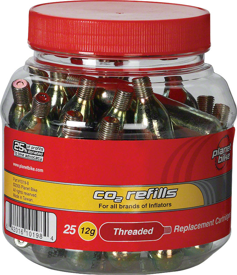 Planet Bike 12g Threaded CO2 Cartridge