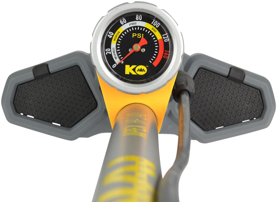 Kenai Outdoor Apex HP Floor Pump - 140 Psi, Gray