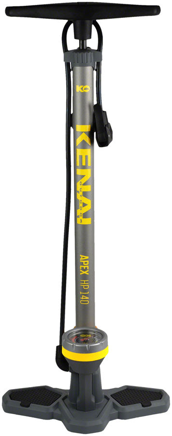 Kenai Outdoor Apex HP Floor Pump - 140 Psi, Gray