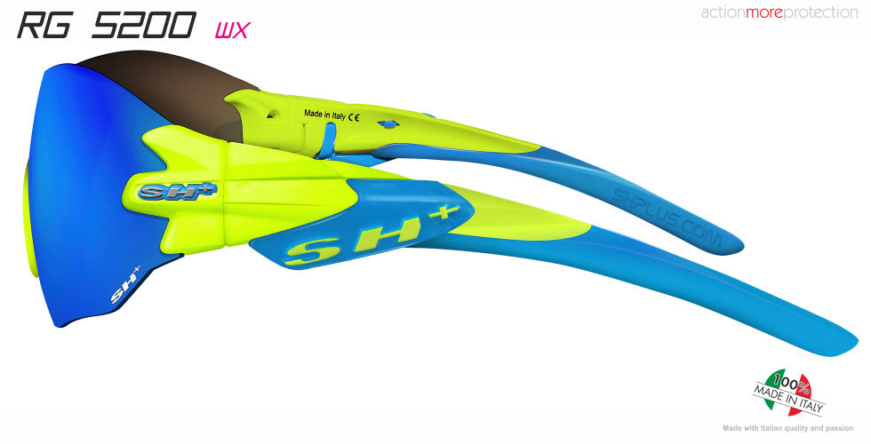SH+ Sunglasses RG 5200 WX (Smaller Lens) Yellow/Blue