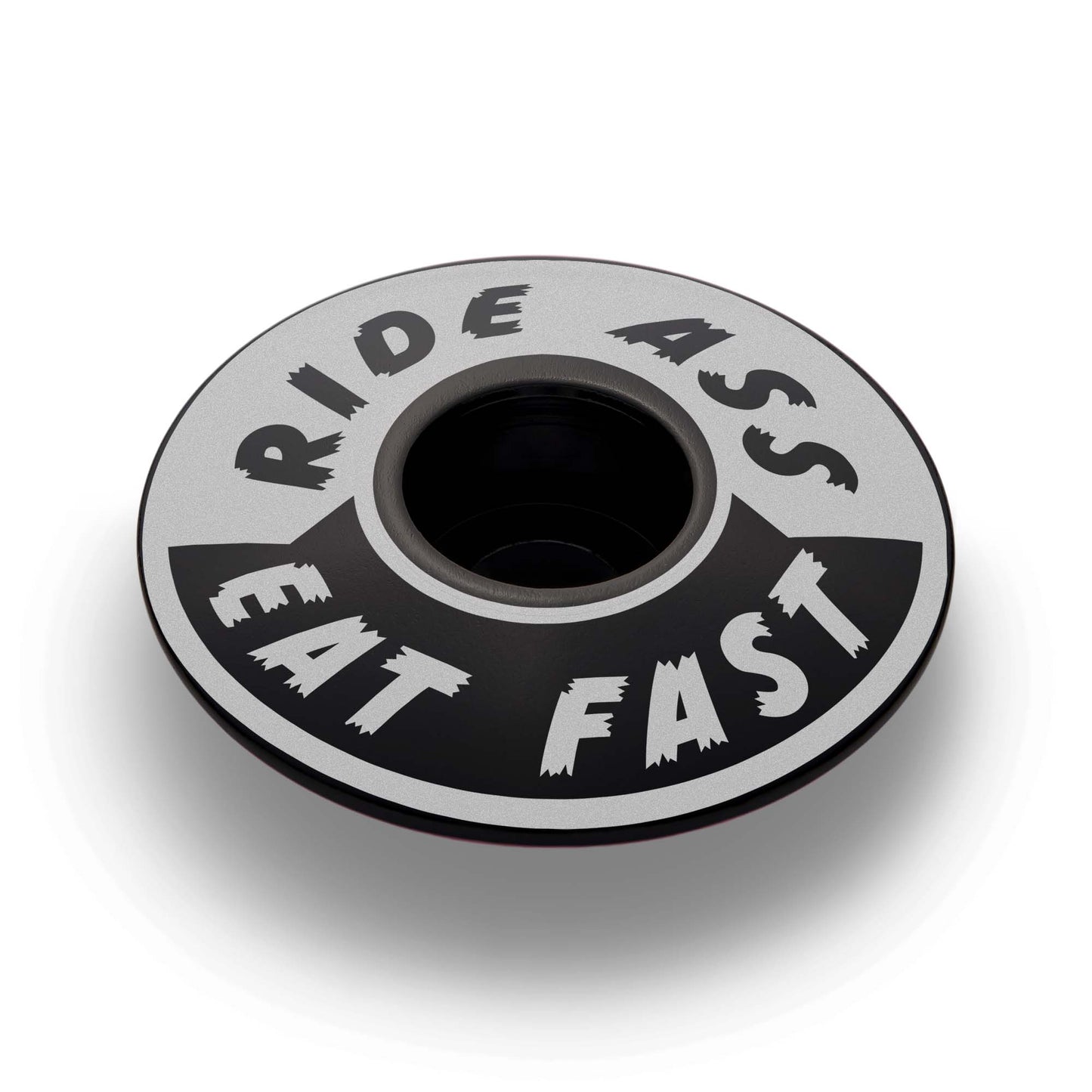 Ride Ass Eat Fast Bicycle Headset Cap