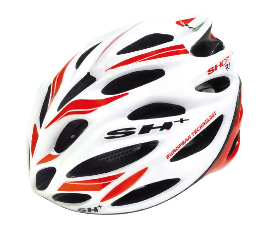 SH+ Shot R1 Helmet - White/Red