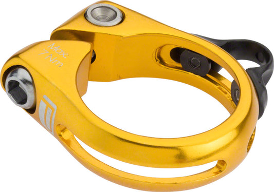 Promax DP-1 Dropper Seat Post Clamp 34.9mm Gold
