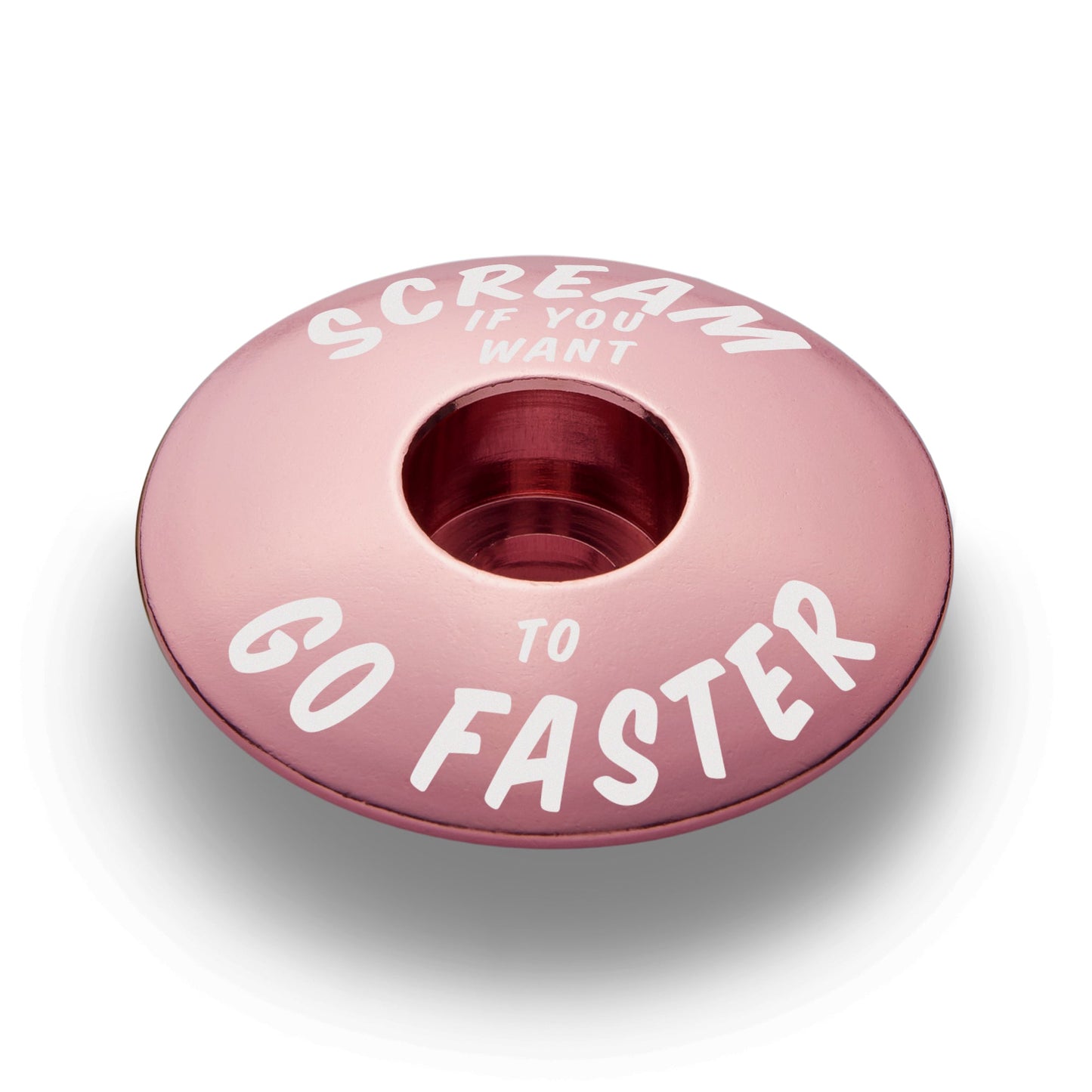 Scream If You Want to Go Faster - Bicycle Headset Cap