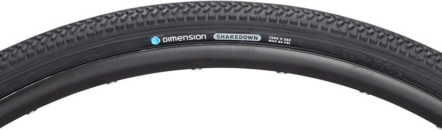 MSW Shakedown Tire - 700 x 38, Wirebead, Black