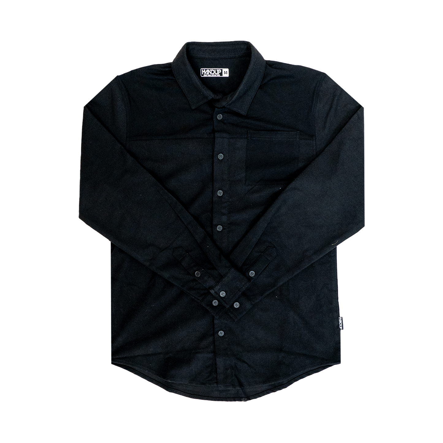 FlexTop Flannel - Solid Black