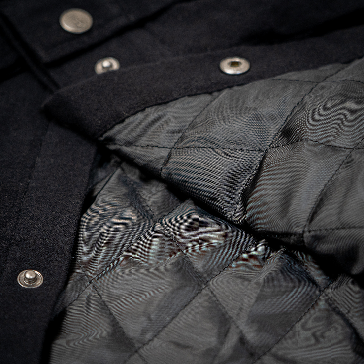 Flannel Jacket - Black on Black