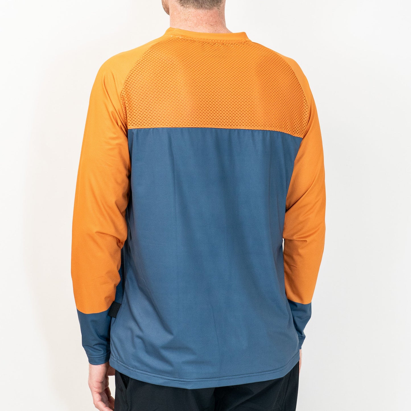Long Sleeve VenTop Jersey - Burning Orange/Slate Grey
