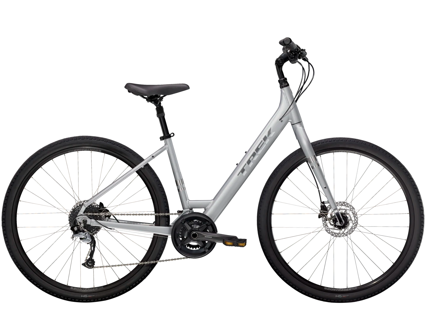 2022 TREK VERVE 3 LOWSTEP HYBRID BIKE SIZE LARGE