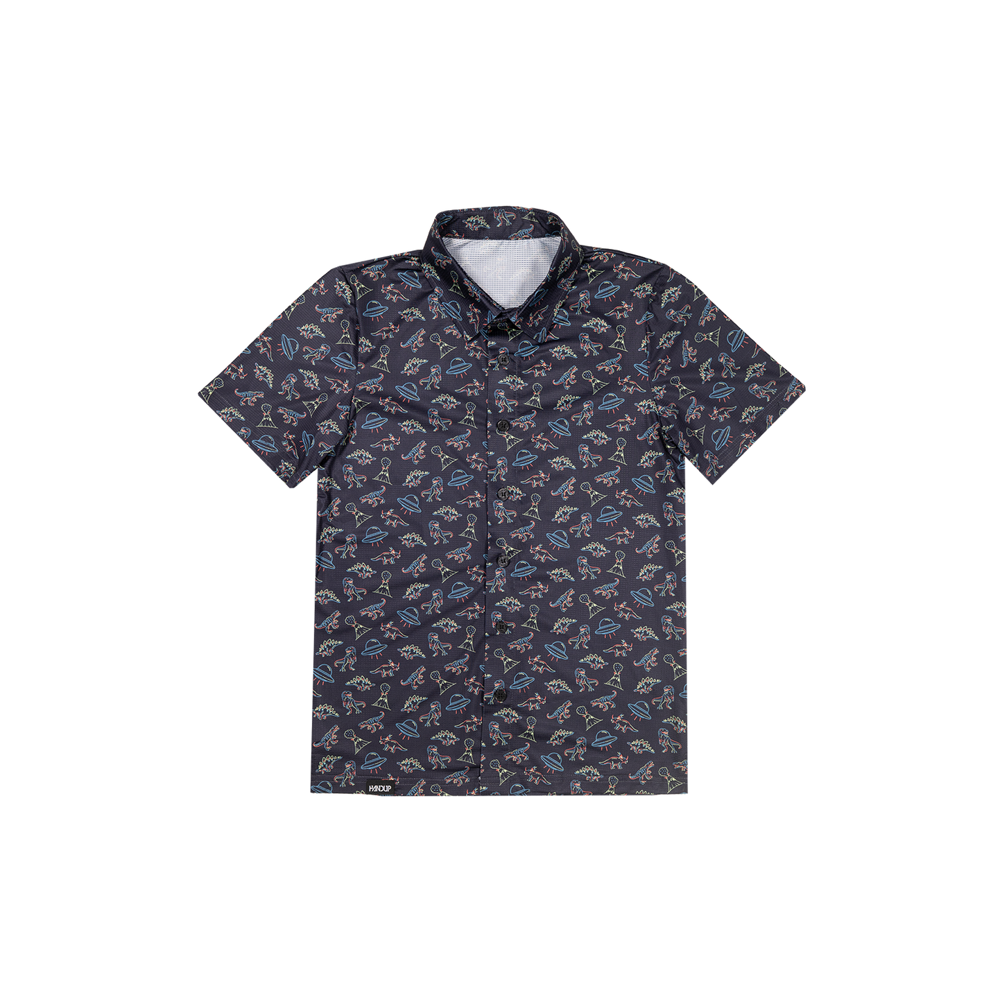 Youth FlexGRID Button Up - UFO Dinos