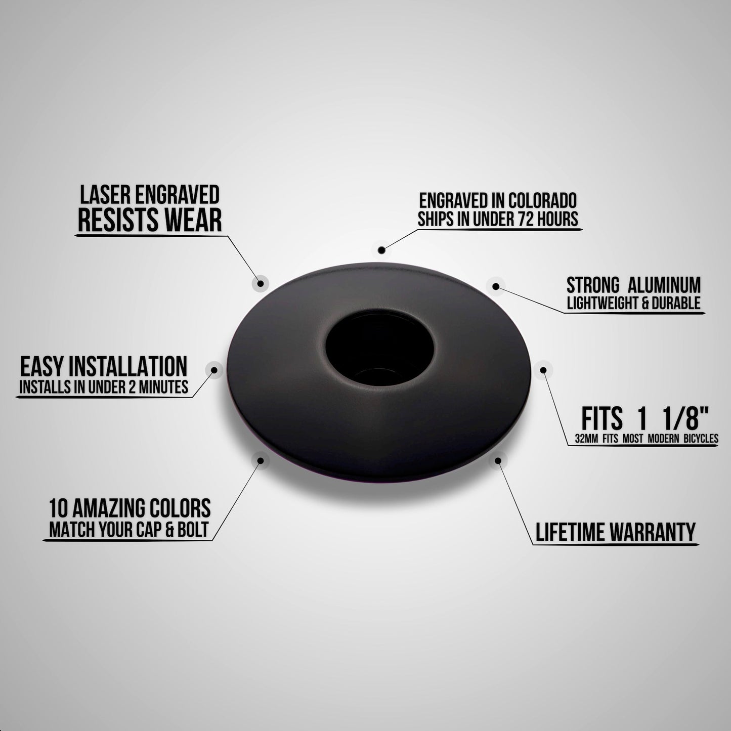 Take Care of Your Chicken Bicycle Headset Cap