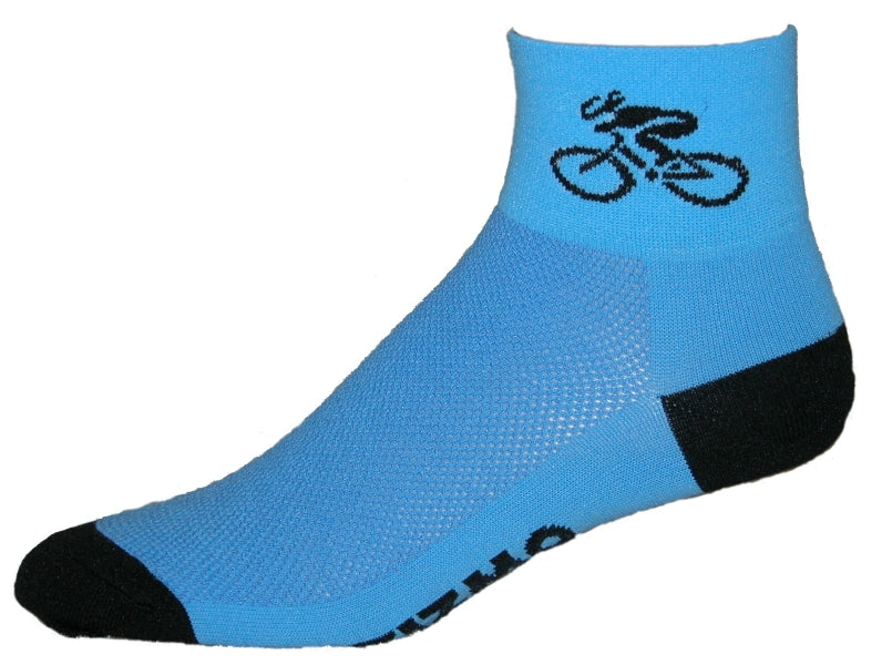 GIZMO Socks - Bicycle - Lt. Blue - Small Only