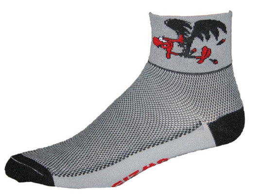 GIZMO Socks - Buzzard - Grey - Small Only