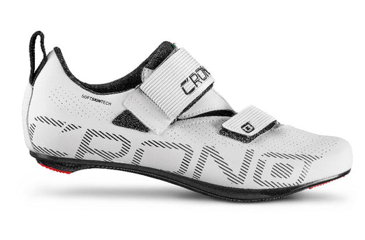 CRONO CT1 Carbon Triathlon Cycling Shoes - White