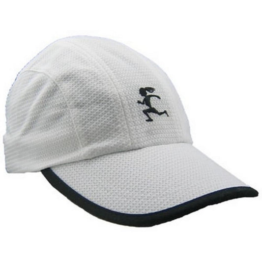 Gizmo Girl Running Hat - White w/Black Trim
