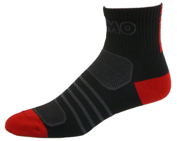GIZMO Socks - G-Tech 2.5 - Black/Red - Small Only