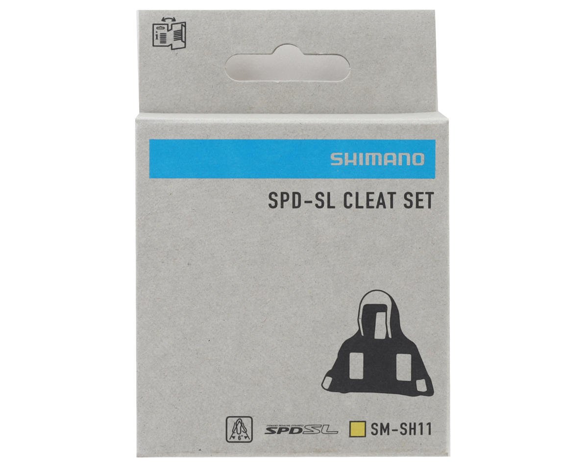 Shimano SPD-SL Road Cleats (6°) (SM-SH11) (Yellow)