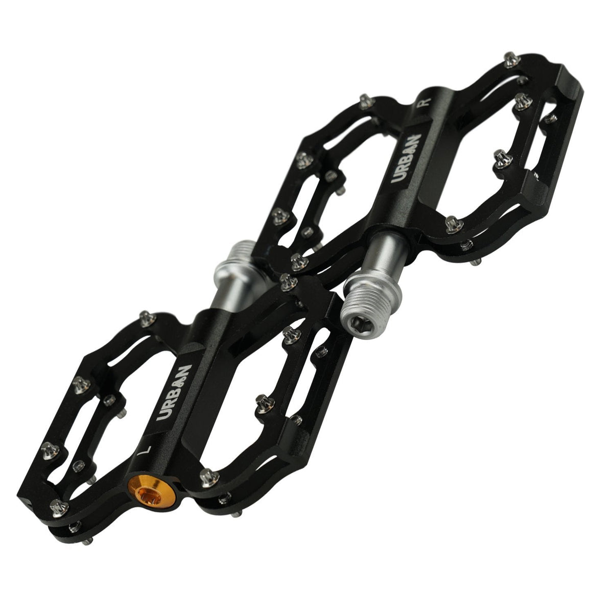 Lightweight Flat Platform MTB Pedals - Black