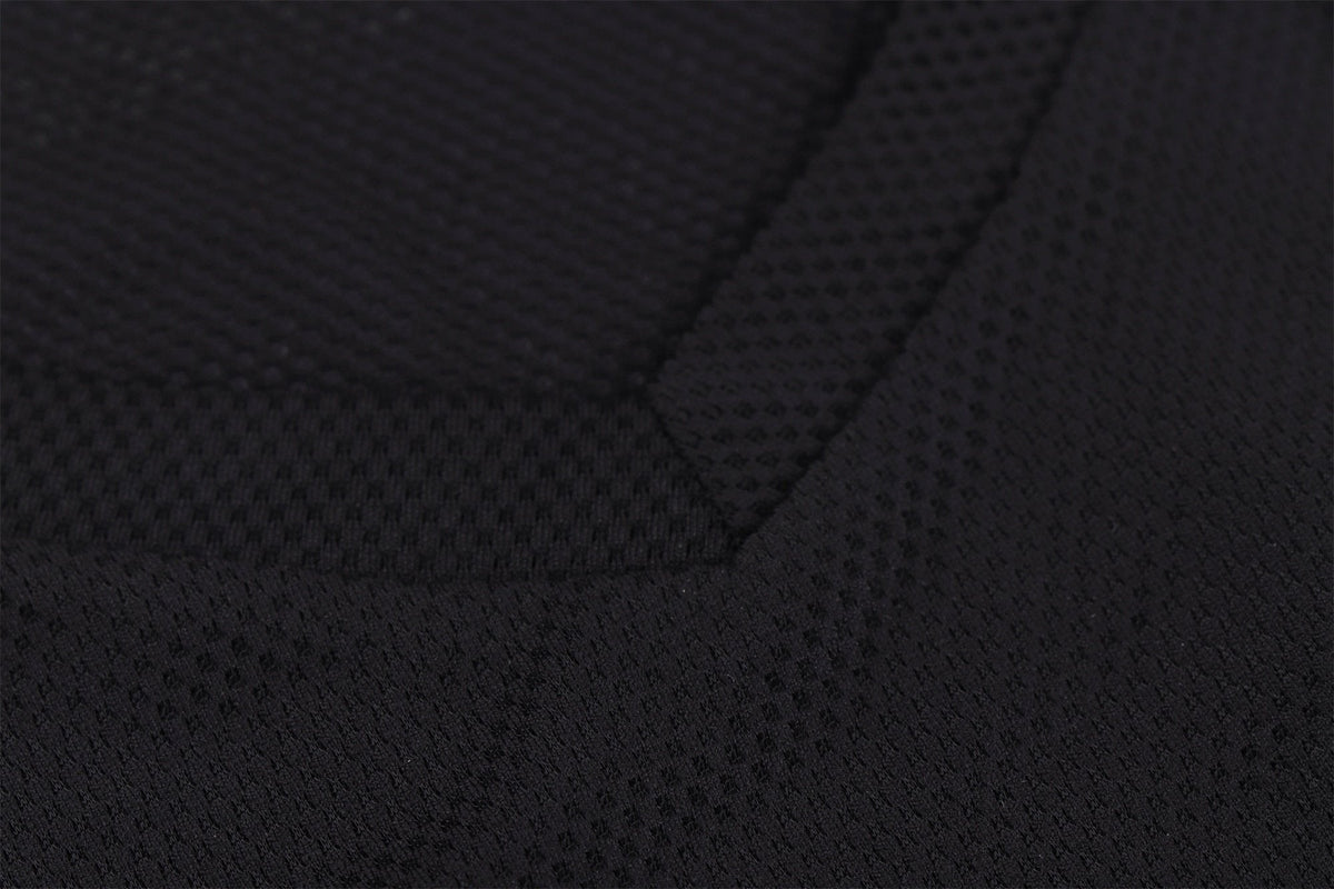 Men's Mesh Base Layer - Black Long Sleeve Cycling Undershirt