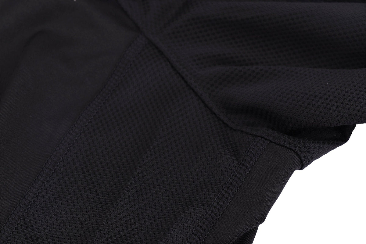 Men's Mesh Base Layer - Black Long Sleeve Cycling Undershirt