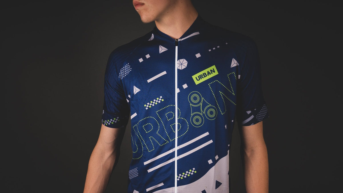 Men’s Pro Urban Team Cycling Kit – Short Sleeve Jersey & Bib Shorts