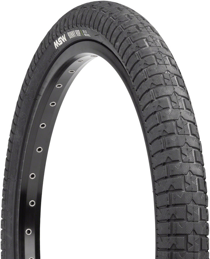 MSW Bunny Hop Tire - 20 x 2.0, Black, Rigid Wire Bead, 33tpi