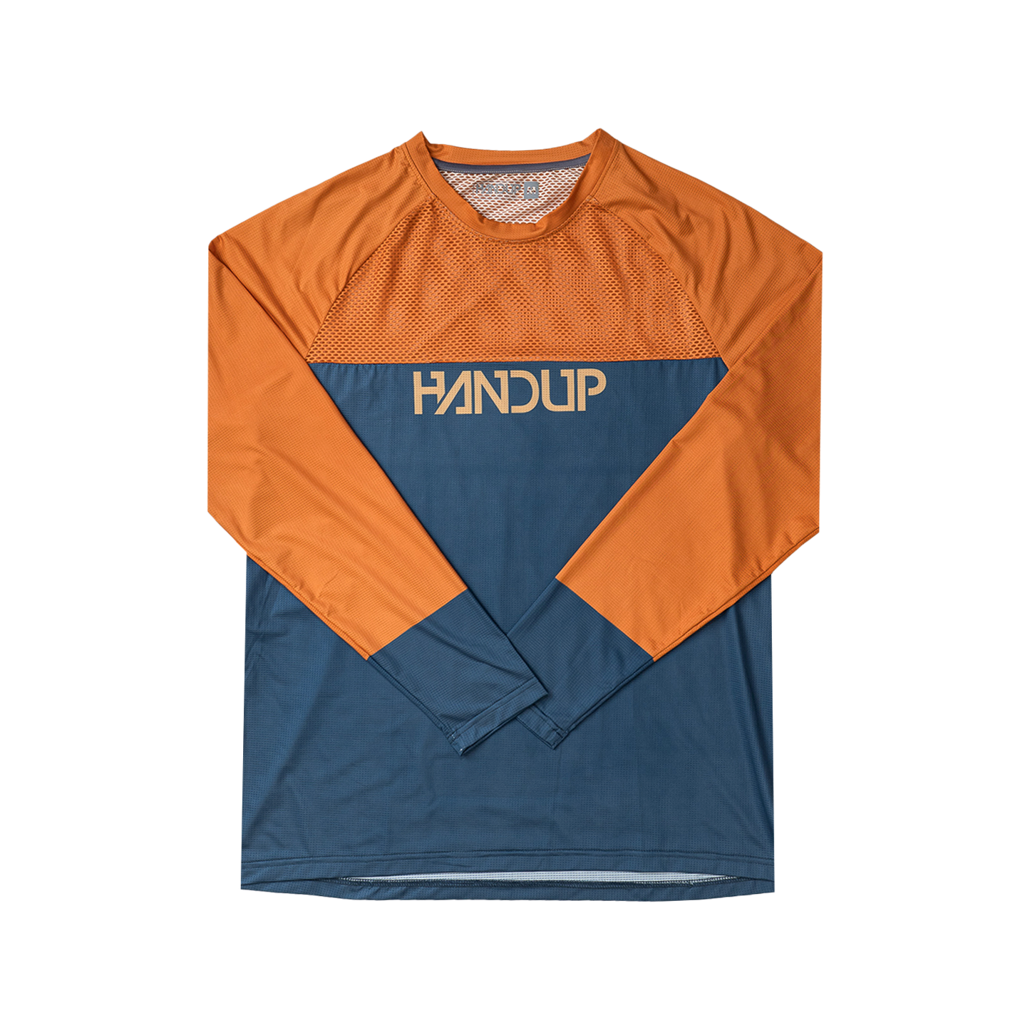Long Sleeve VenTop Jersey - Burning Orange/Slate Grey