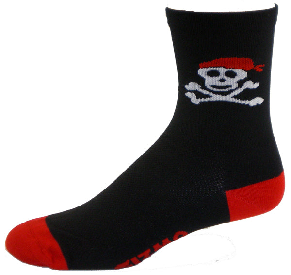 GIZMO Socks - Pirate 5" - Black - Small Only
