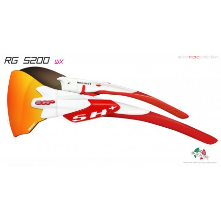SH+ Sunglasses RG 5200 WX (Smaller Lens) White/Red
