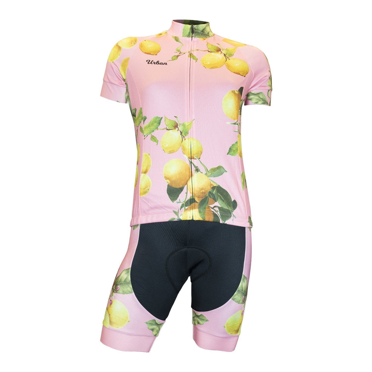 Women's Pink Lemon Short Sleeve Jerseys / Shorts
