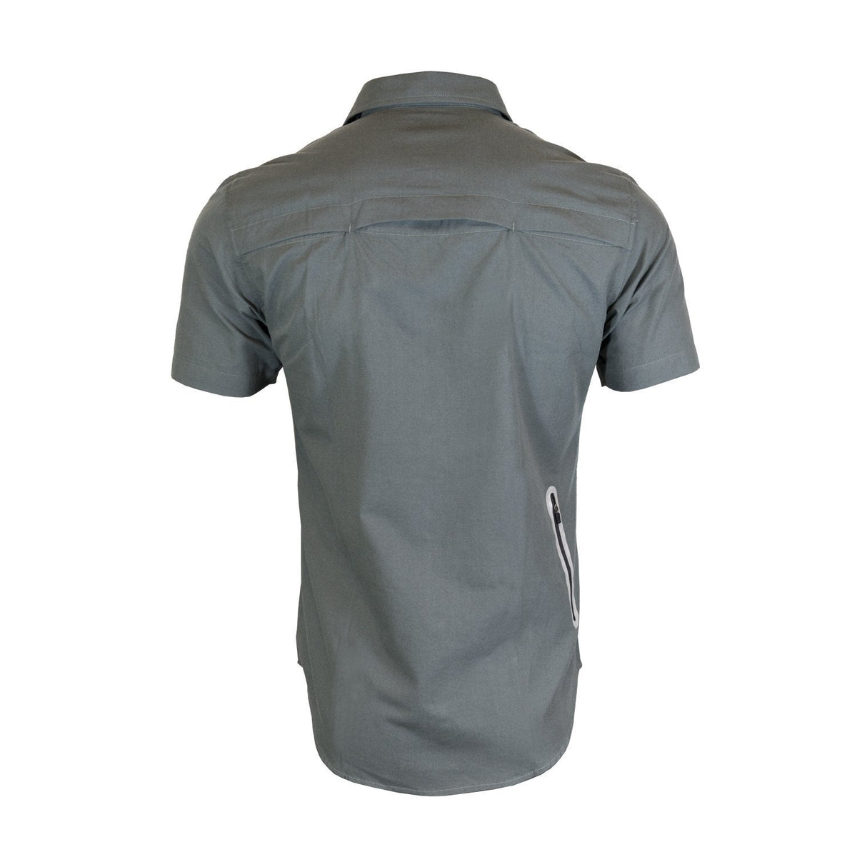 The Pedaler's Pub Shirt - Short Sleeve Casual Urban Commuter Cycling Jersey with Snaps, Zipper Pockets, and Dry Fast Wicking