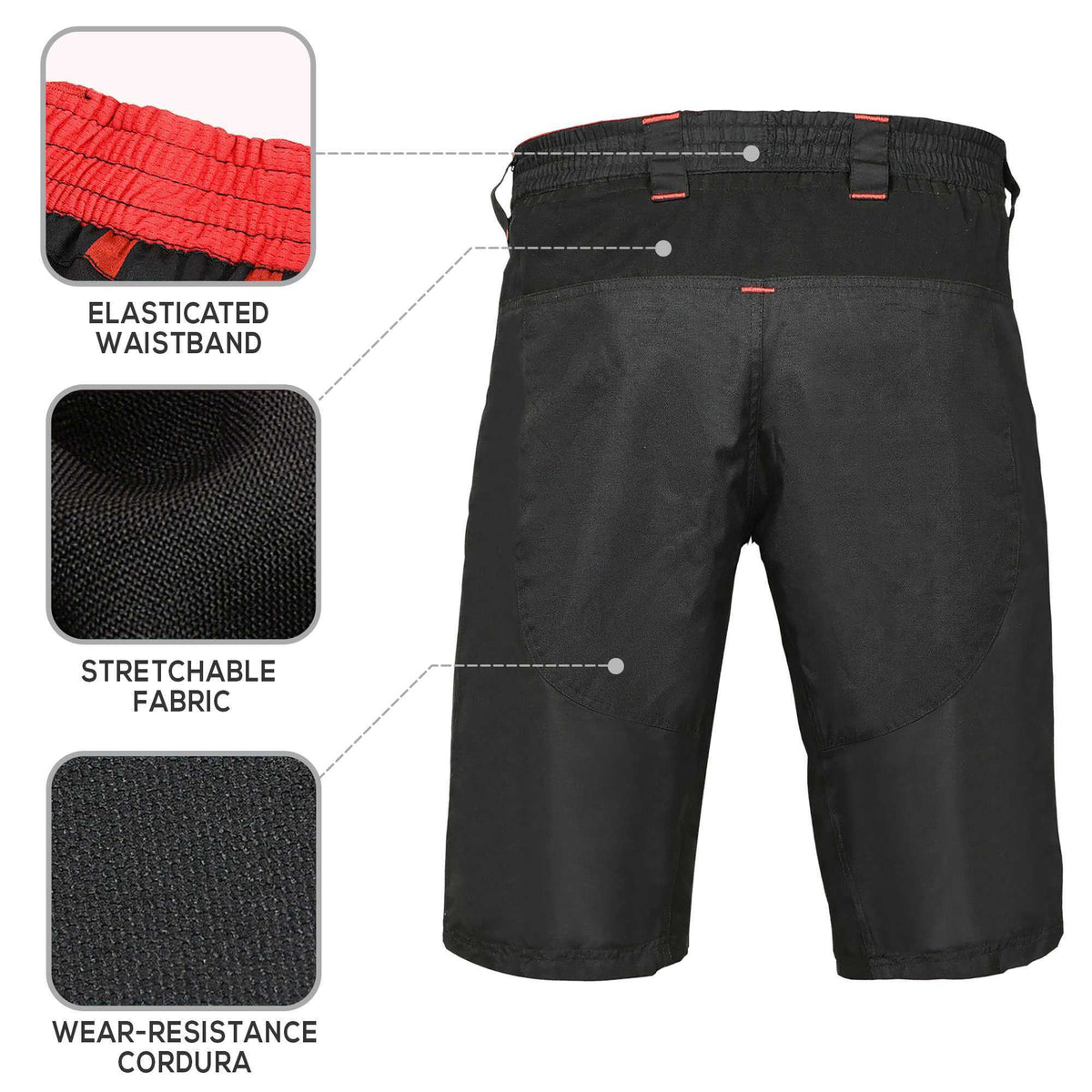 The Single Tracker MTB Cargo Shorts — Mountain Bike Ride-Ready, Quick-Dry & Secure Pocket Design