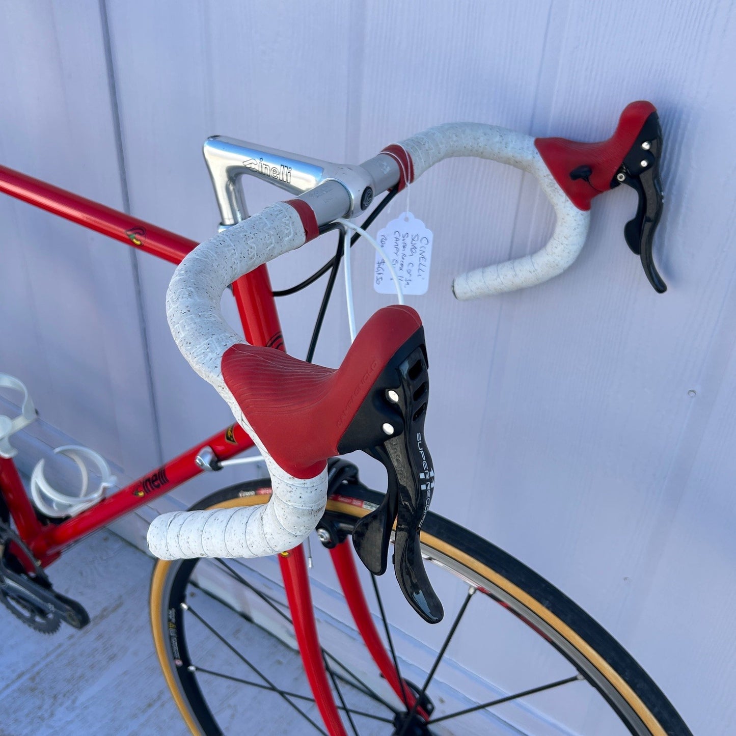 Cinelli Super Corsa Steel Bike #9 Campagnolo 11 Eurus Classic Road Bike